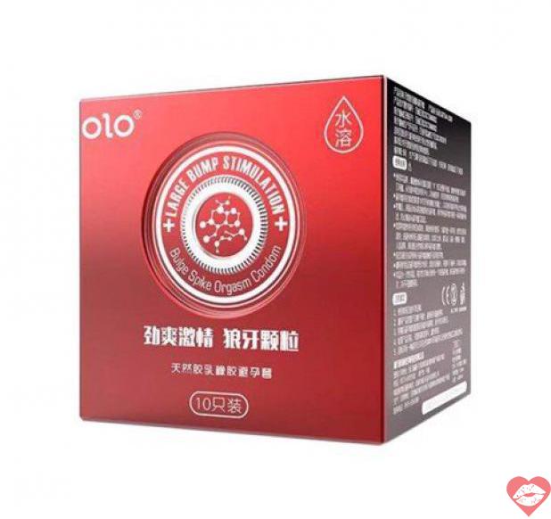  Giá sỉ Bao cao su OLO 0.01 Large Bump Stimulation - Siêu mỏng nóng ấm hương vani - Hộp 10 cái  cao cấp 
