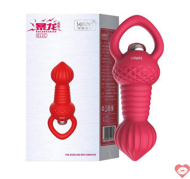 So sánh Que rung hậu môn Leten Dazzling Red hàng xách tay 
