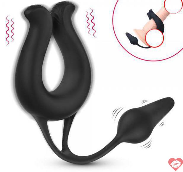 So sánh Que rung hậu môn kết hợp vòng đeo dương vật S-Hande Nicole điều khiển từ xa giá sỉ 