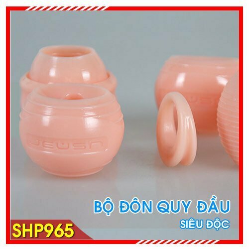 Bộ đôn quy đầu cho nam ForeSkin silicon to dài bao cao su tăng kích thước