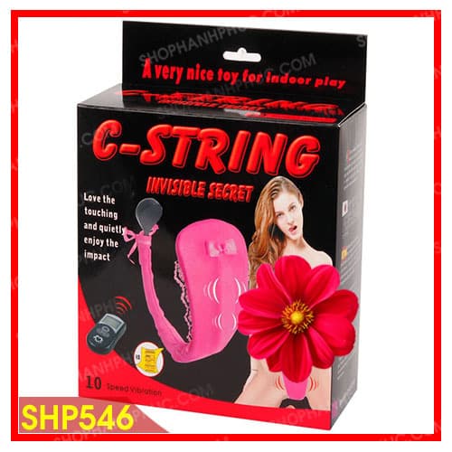 C STring Loại Quần Lót Rung Động Có Điều Khiển Từ Xa - SHP546