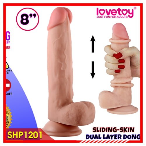 Dương Vật Giả Lovetony Siêu Mềm Mượt - Uốn Cong - SHP1201